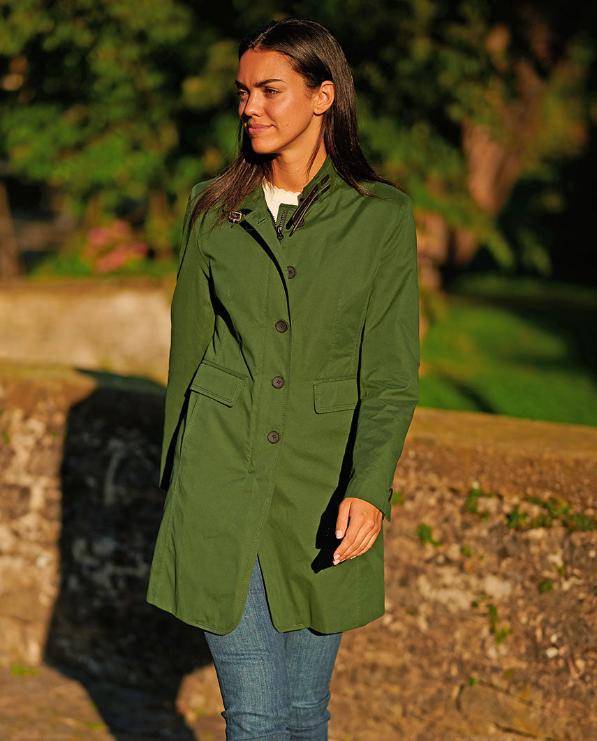 Damen Kurzmantel "Victoria" in racing green