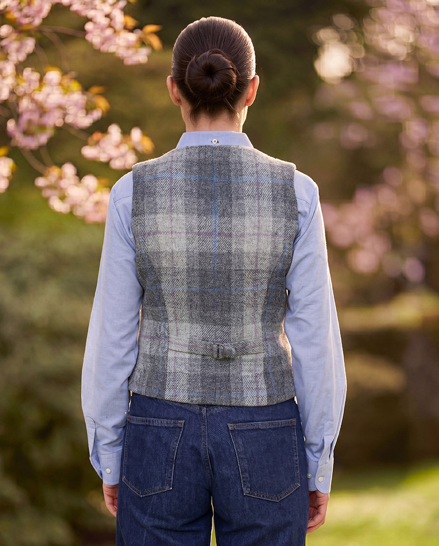 Harris Tweed Weste ''Lea'' in Queen Check