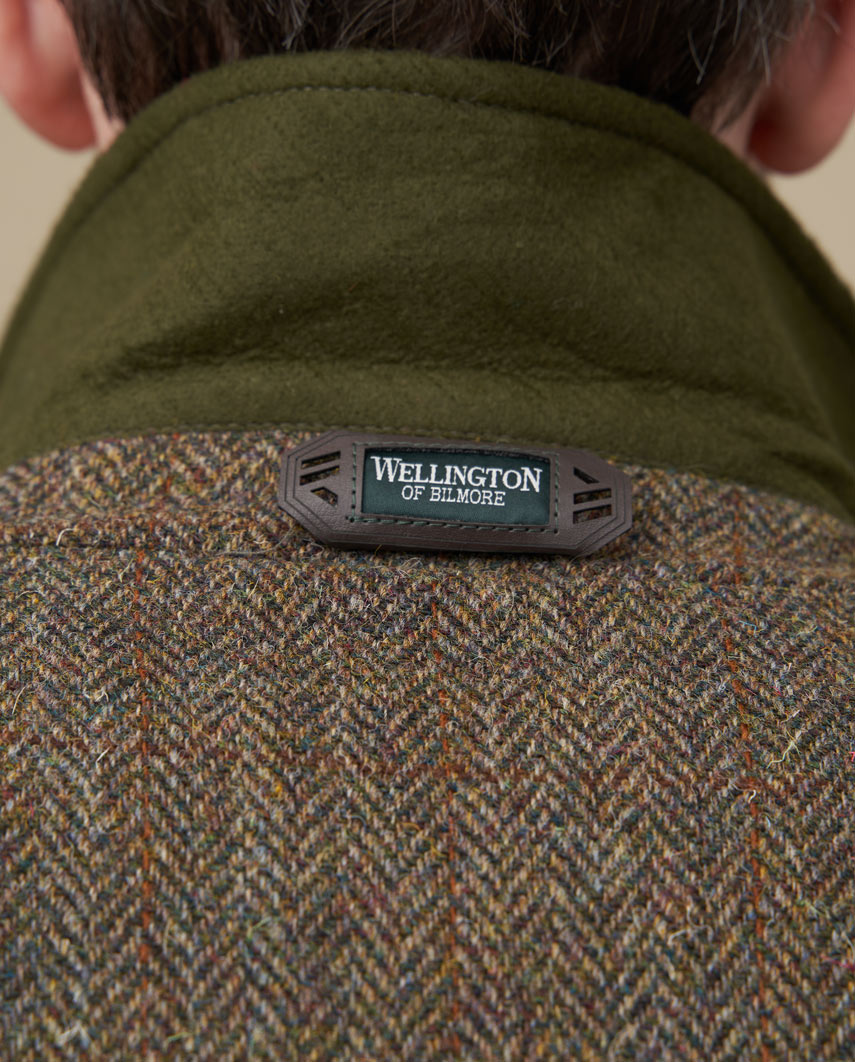 Herren Cabanjacke ,,Seaberg'' aus Harris Tweed – Evergreen