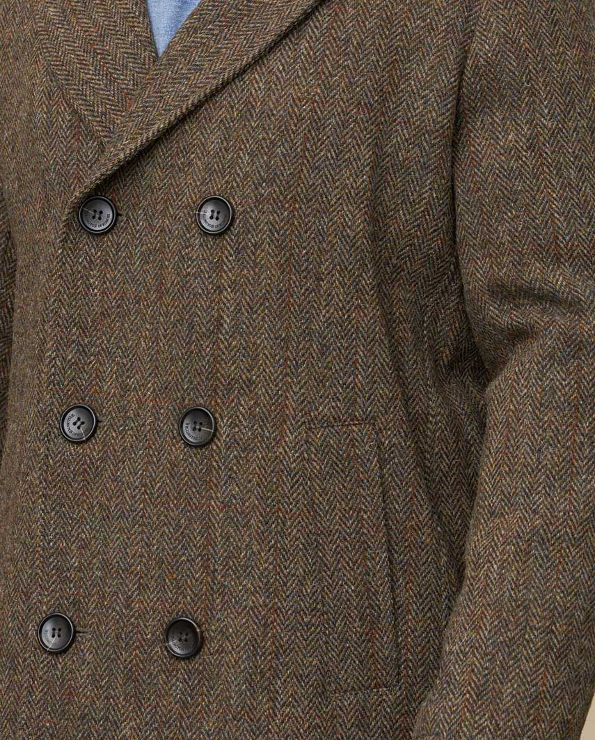 Herren Cabanjacke ,,Seaberg'' aus Harris Tweed – Evergreen