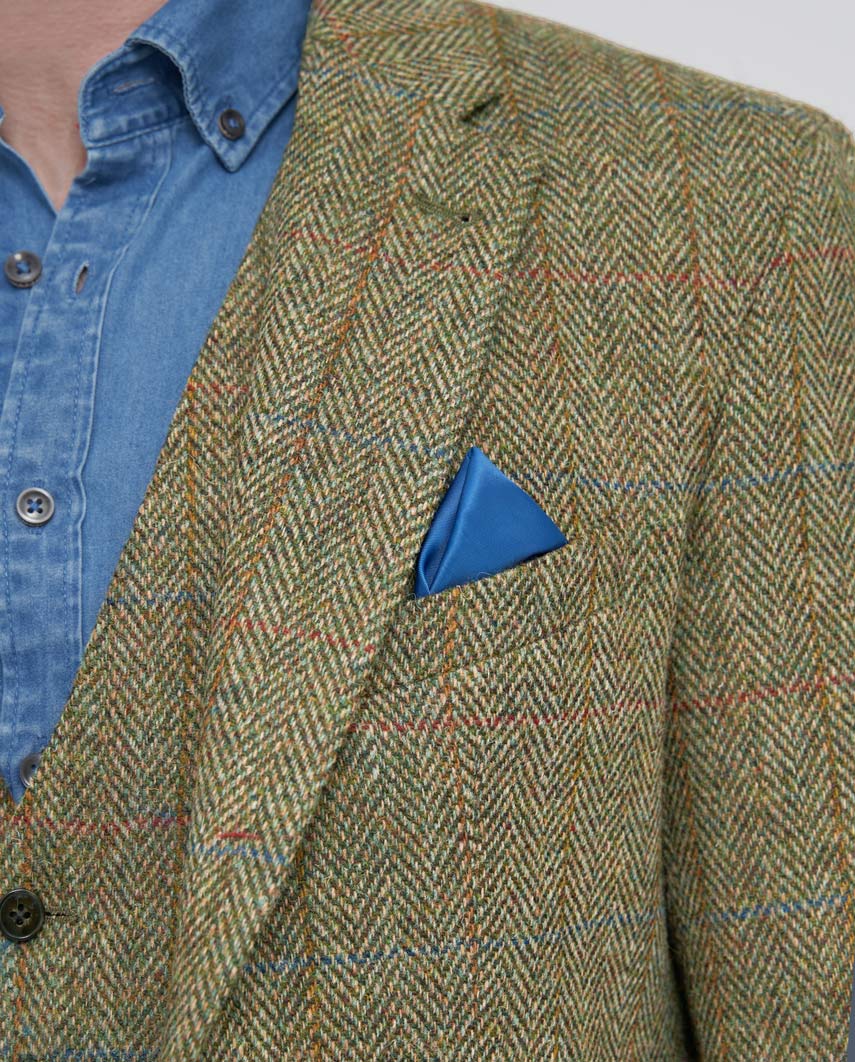 Harris Tweed colbert "London" in light green