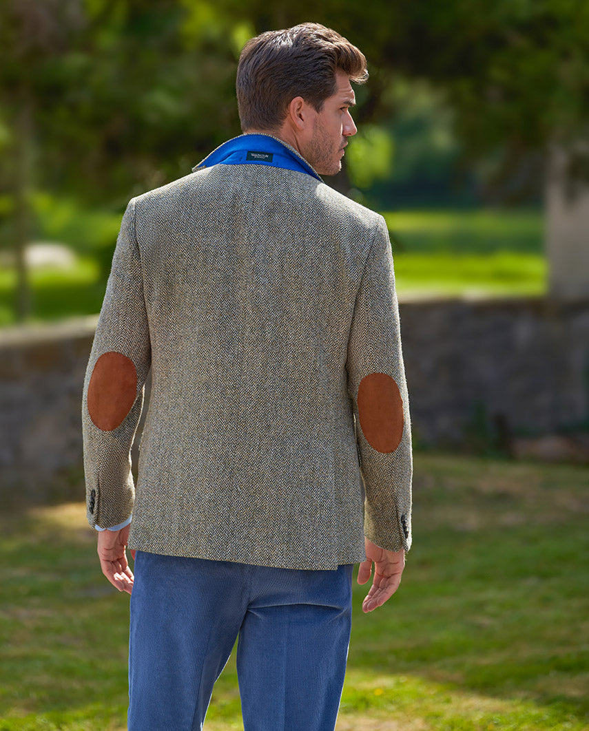 Harris Tweed colbert "London" in multigreen