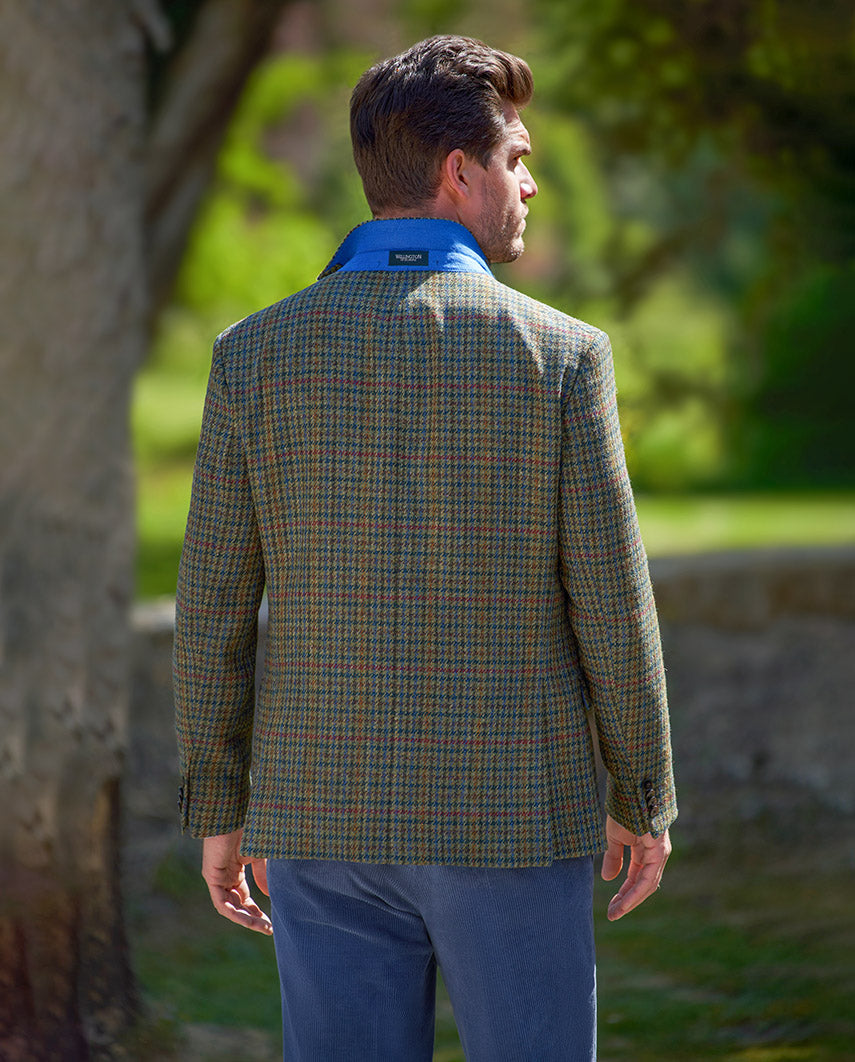 Harris Tweed colbert "London" in green Castle