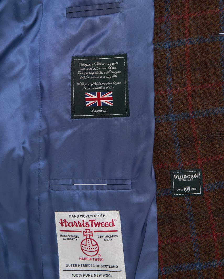 Harris Tweed colbert "London" in Lord's Overcheck