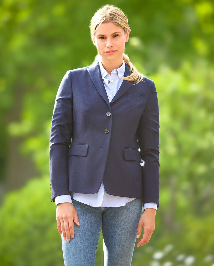Damen Seidenblazer ,,Ladiesclub'' in navy - Wellington of Bilmore