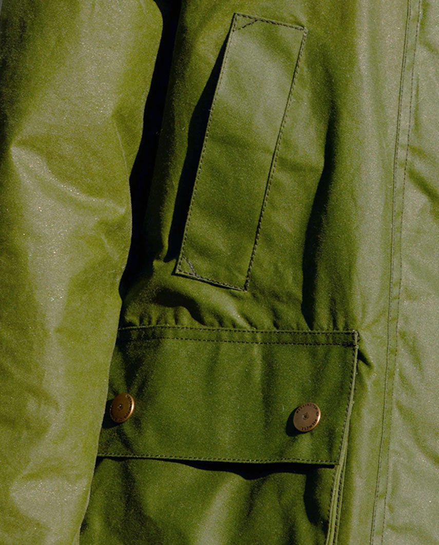 Damen Wachsjacke ''Queensberg'' in lemongras - Wellington of Bilmore