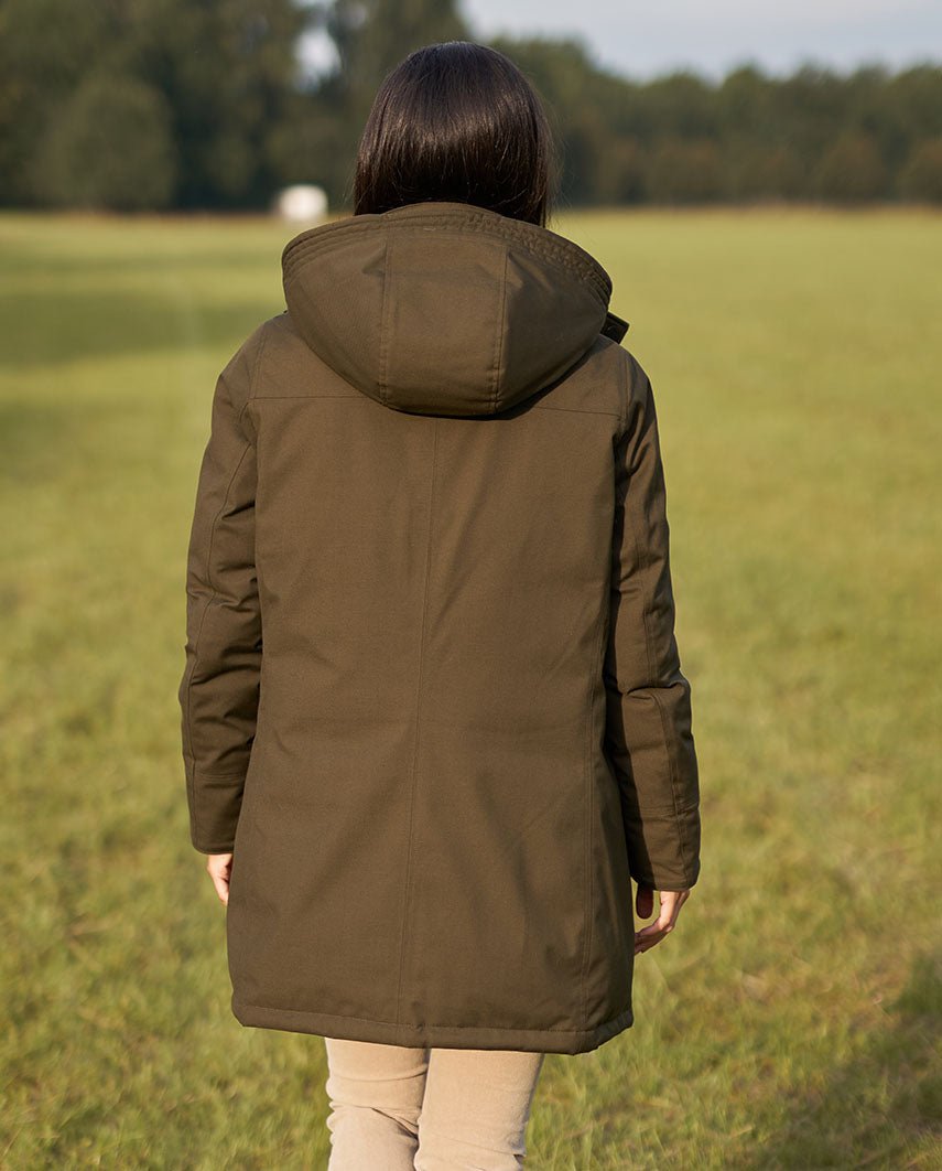 Damen Winterparka „Bonny“ in oliv – wasserdicht & winddicht - Wellington of Bilmore