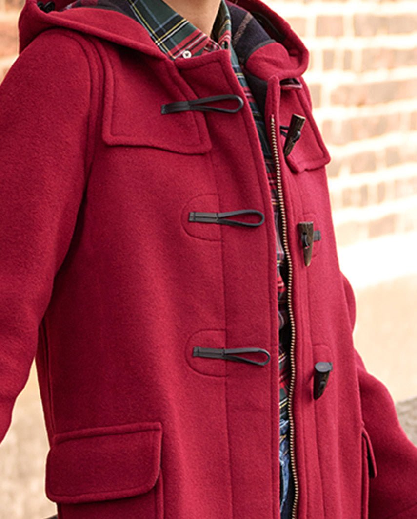 Dufflecoat für Damen ''Ladies Duffle'' in merlot - Wellington of Bilmore