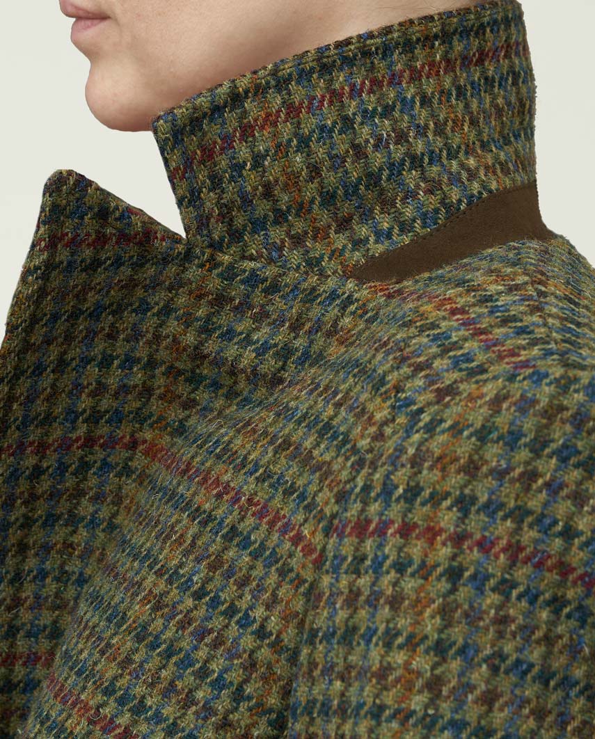 Harris Tweed damesjas "Brenda" in green Castle - Wellington of Bilmore