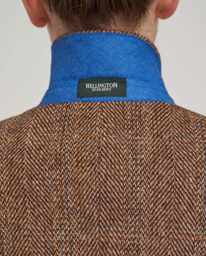 Harris Tweed damesjas "Emilia" in Herringbone Check - Wellington of Bilmore