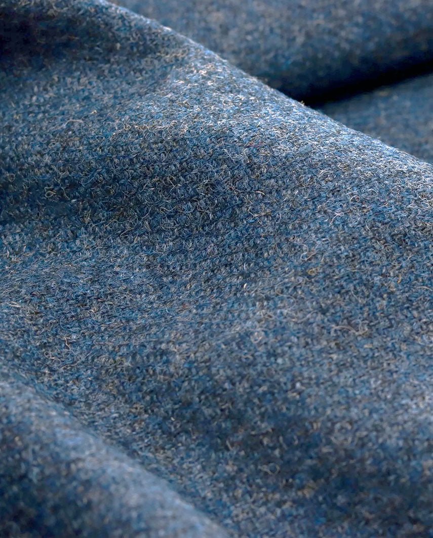 Harris Tweed Hose ''Mr. Miller " in blue shadow - Wellington of Bilmore