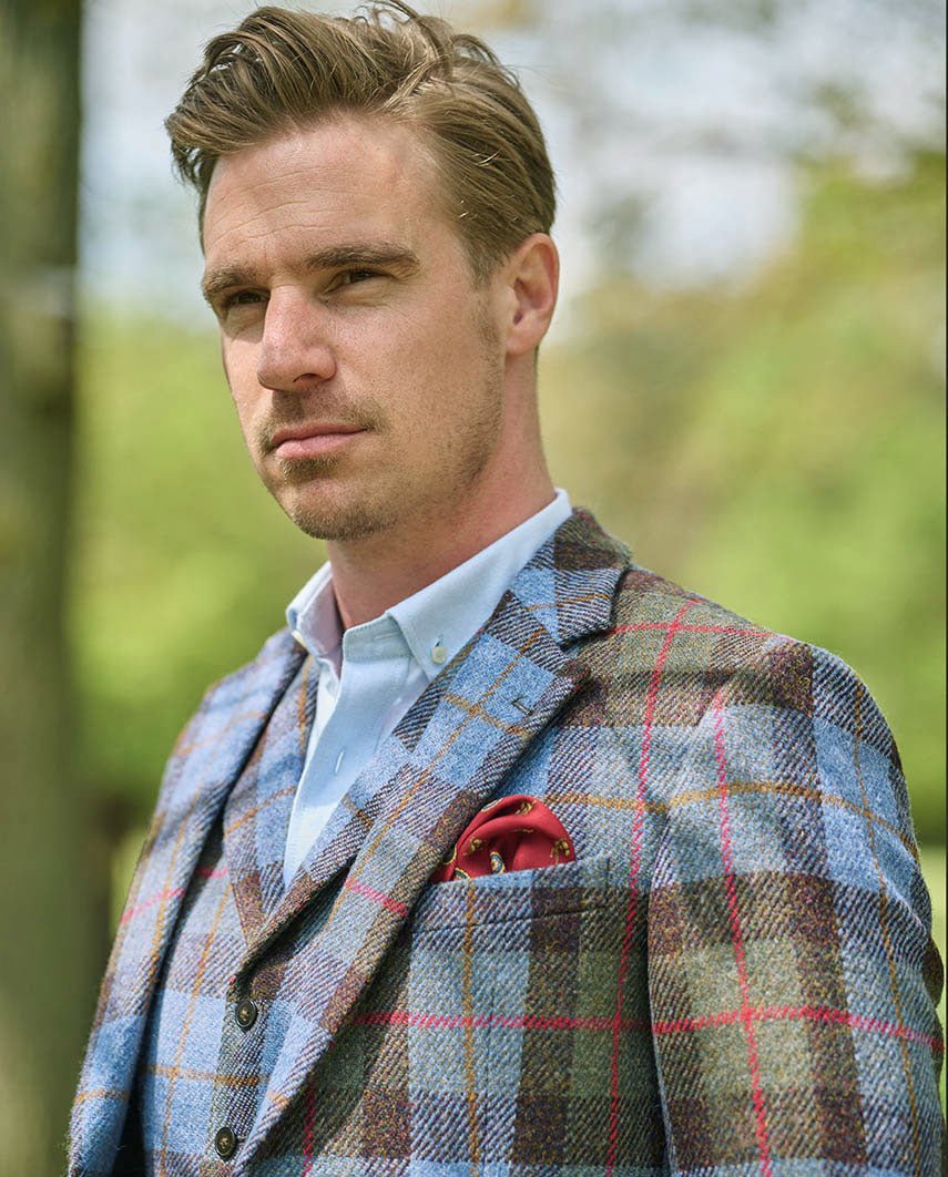 Harris Tweed Sakko ''London'' im Highland Check - Wellington of Bilmore