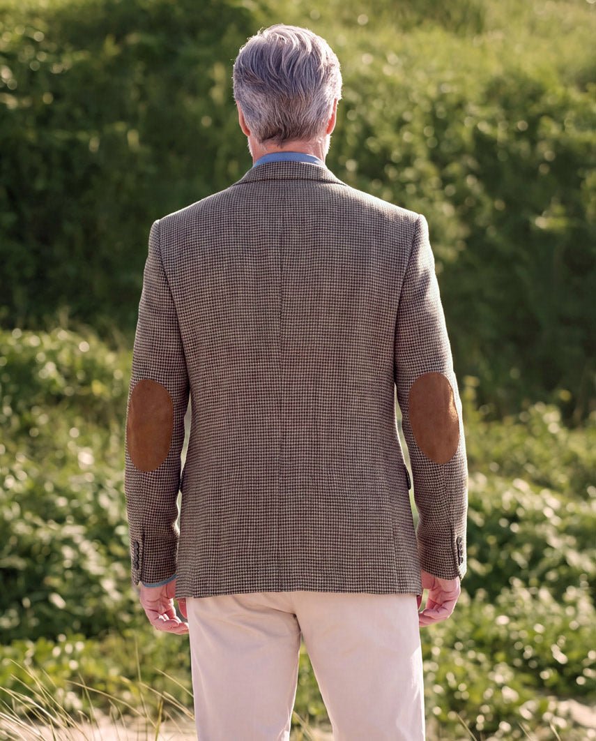Harris Tweed Sakko ''London'' in buntem Hahnentritt - Wellington of Bilmore