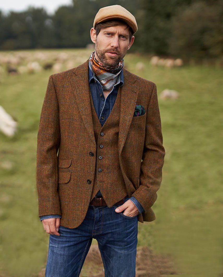 Harris Tweed Sakko ''London'' in country classic - Wellington of Bilmore