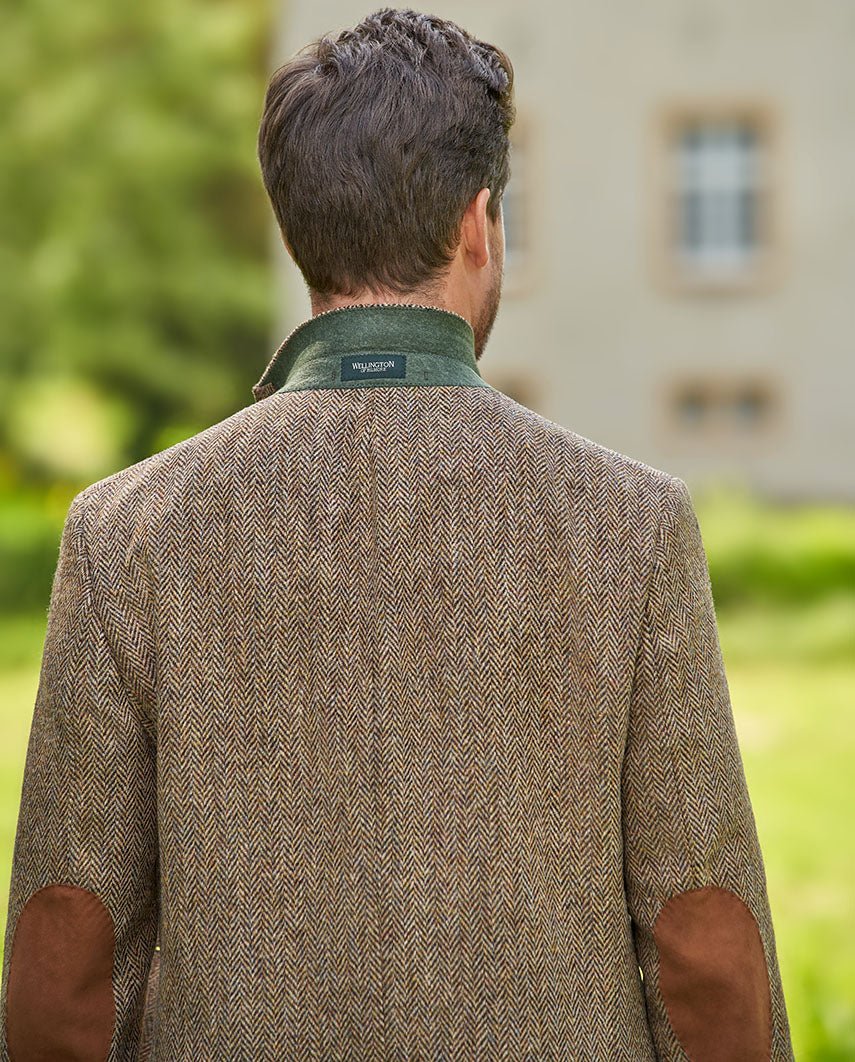 Harris Tweed Sakko ''London'' in country herringbone - Wellington of Bilmore