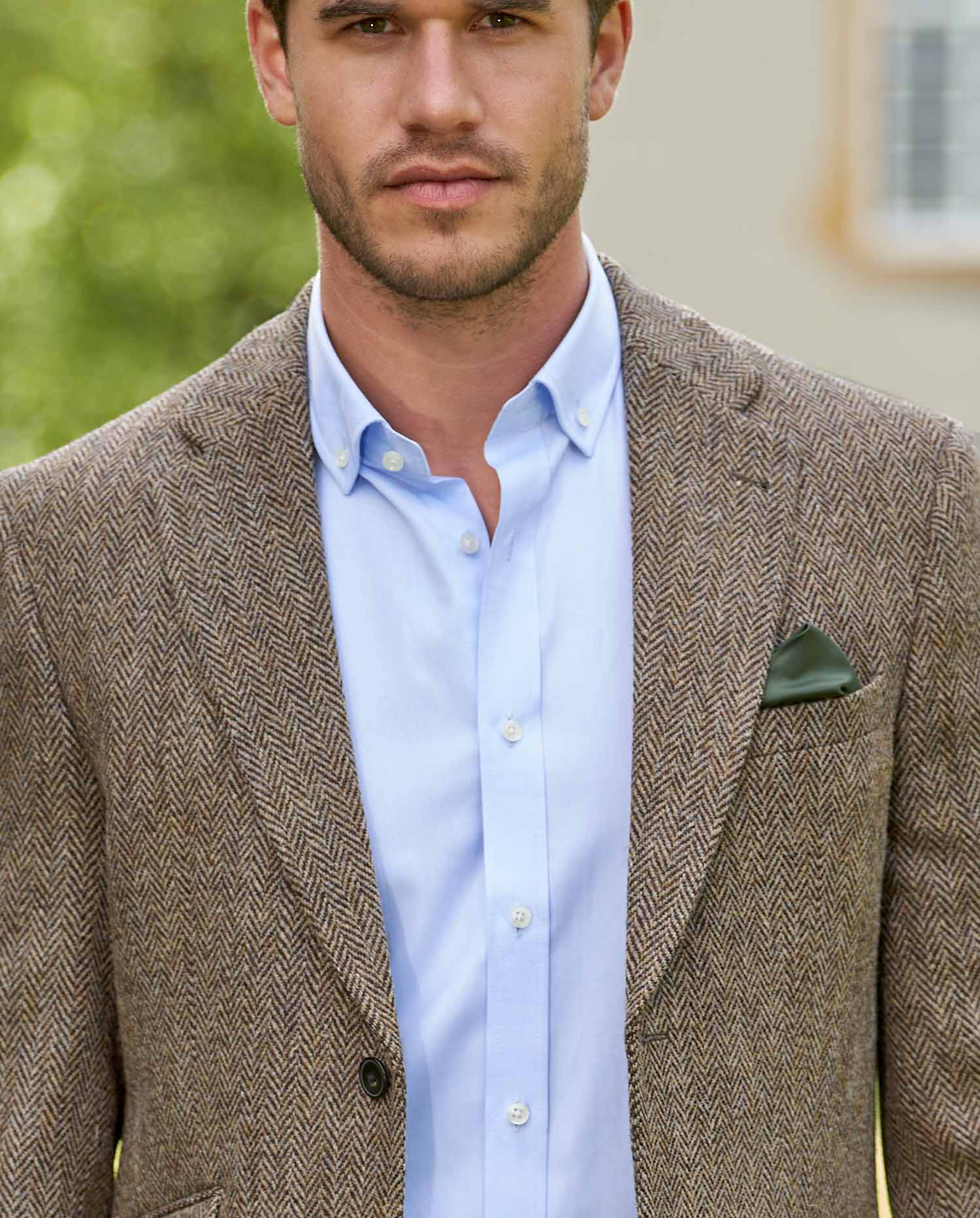 Harris Tweed Sakko ''London'' in country herringbone - Wellington of Bilmore