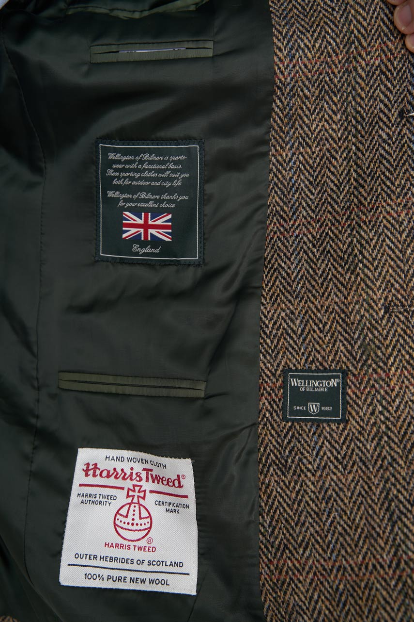 Harris Tweed colbert "London" in King of Tweed - Wellington of Bilmore
