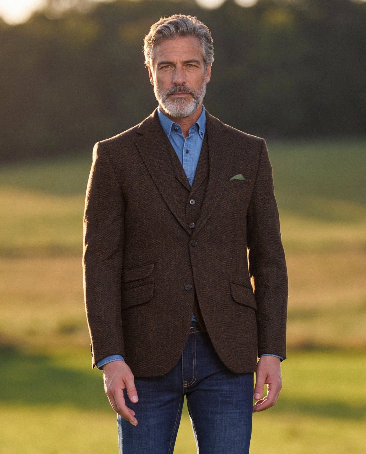 Harris Tweed Sakko ''London'' in multicolor - Wellington of Bilmore