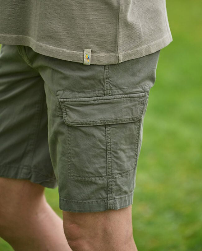 Herren Cargo Shorts ''Mr. Mane'' in khaki - Wellington of Bilmore