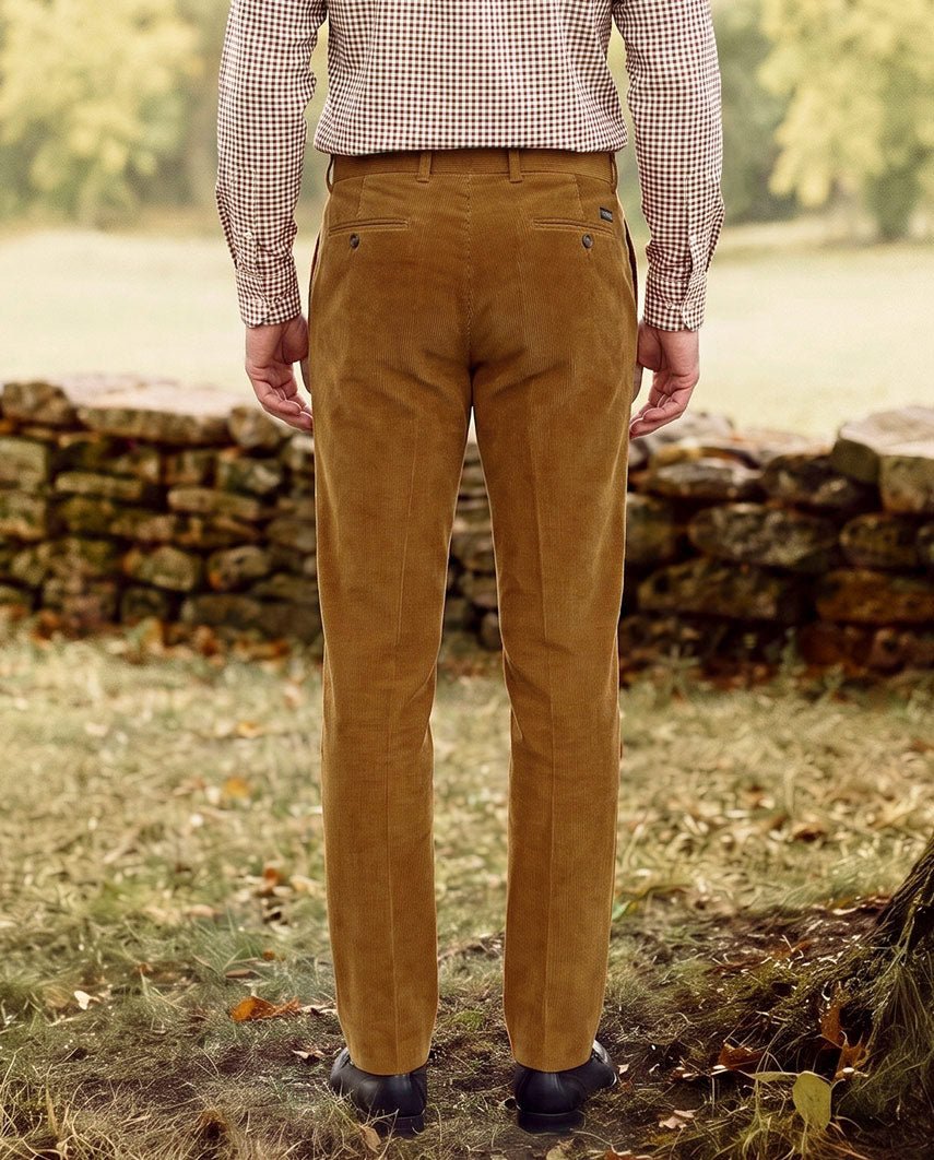 Herren Genua Cordhose ''Mr. Bradley'' in messing - Wellington of Bilmore