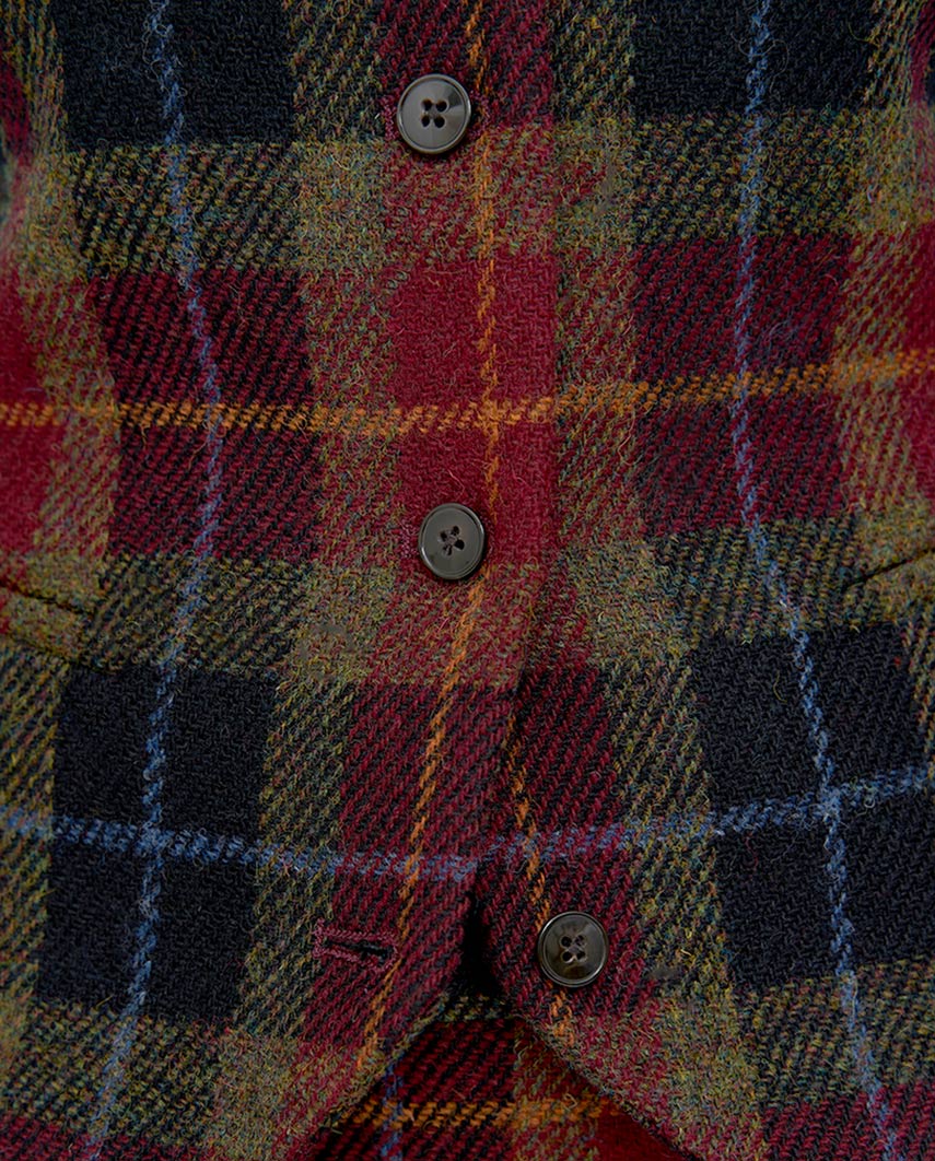 Lea - Harris Tweed Weste in "Check of Island" - Wellington of Bilmore