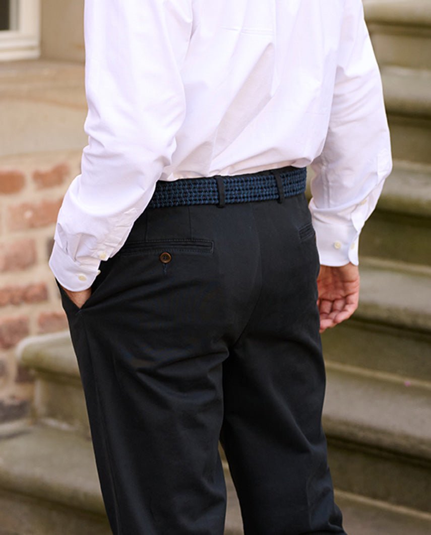 Winterchino "Mr. Jones" voor heren in navy - Wellington of Bilmore