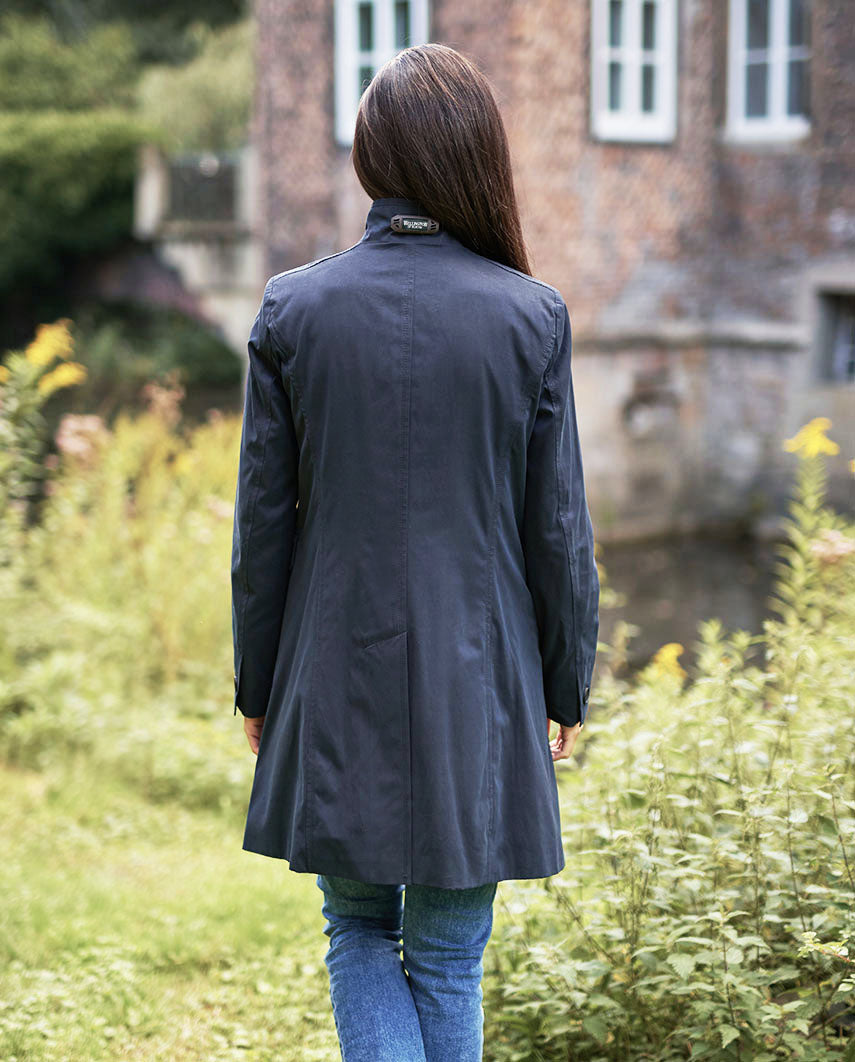 Women's Short Coat "Victoria" in Navy