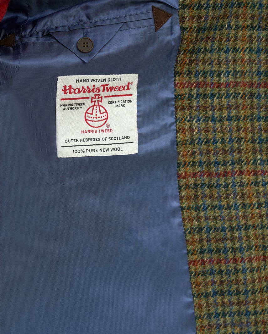 Harris Tweed Damenmantel ''Brenda'' in green Castle