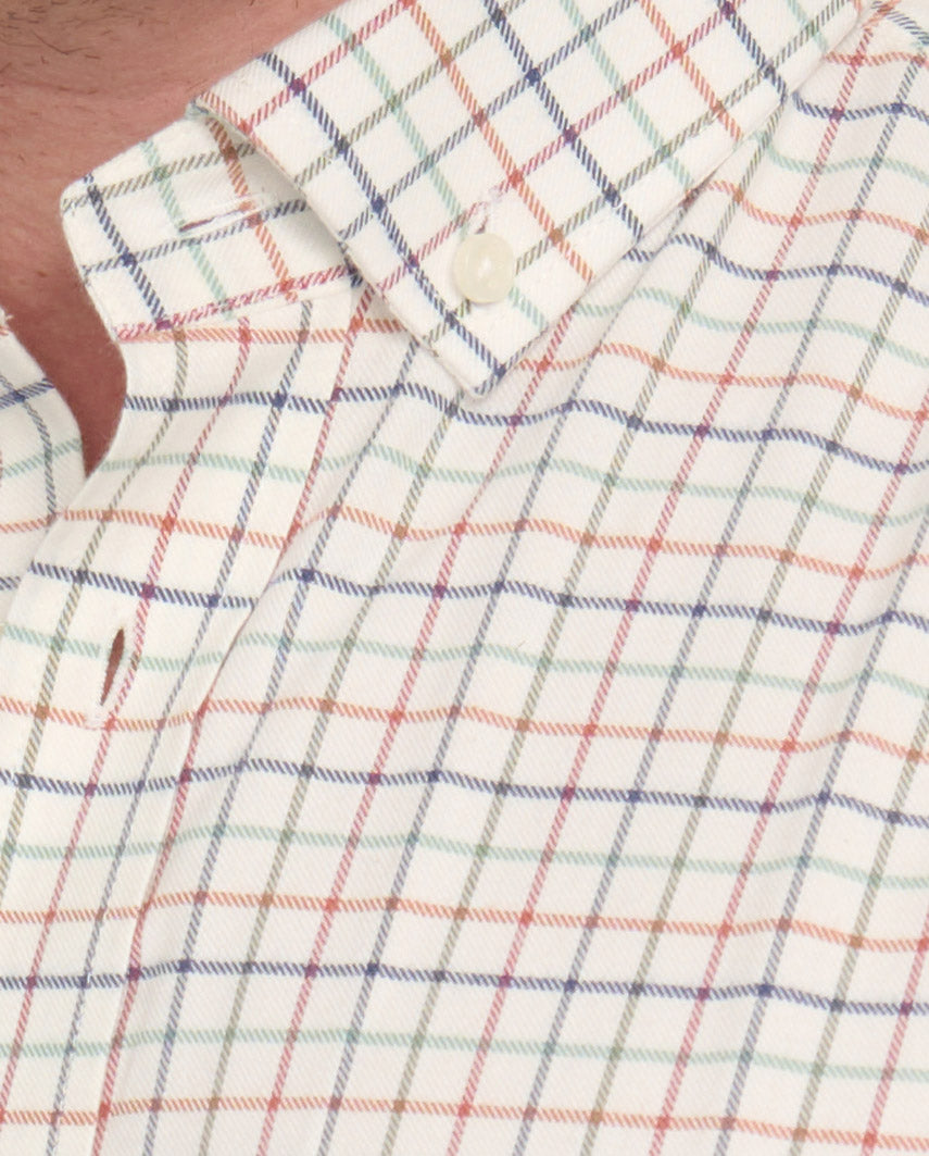 Herrenhemd ‚,Steward'‘ mit Button-Down-Kragen – tattersall