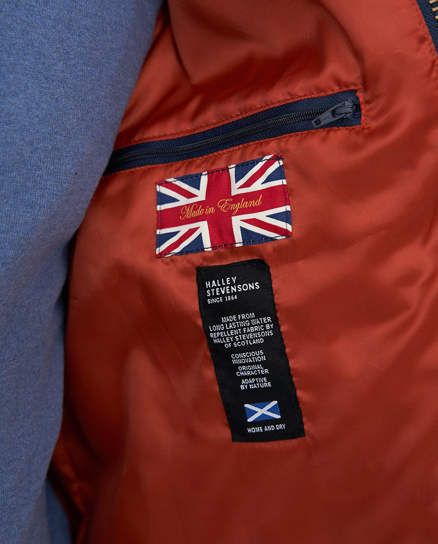 Men's Wax Jacket "Starberg SO" in navy