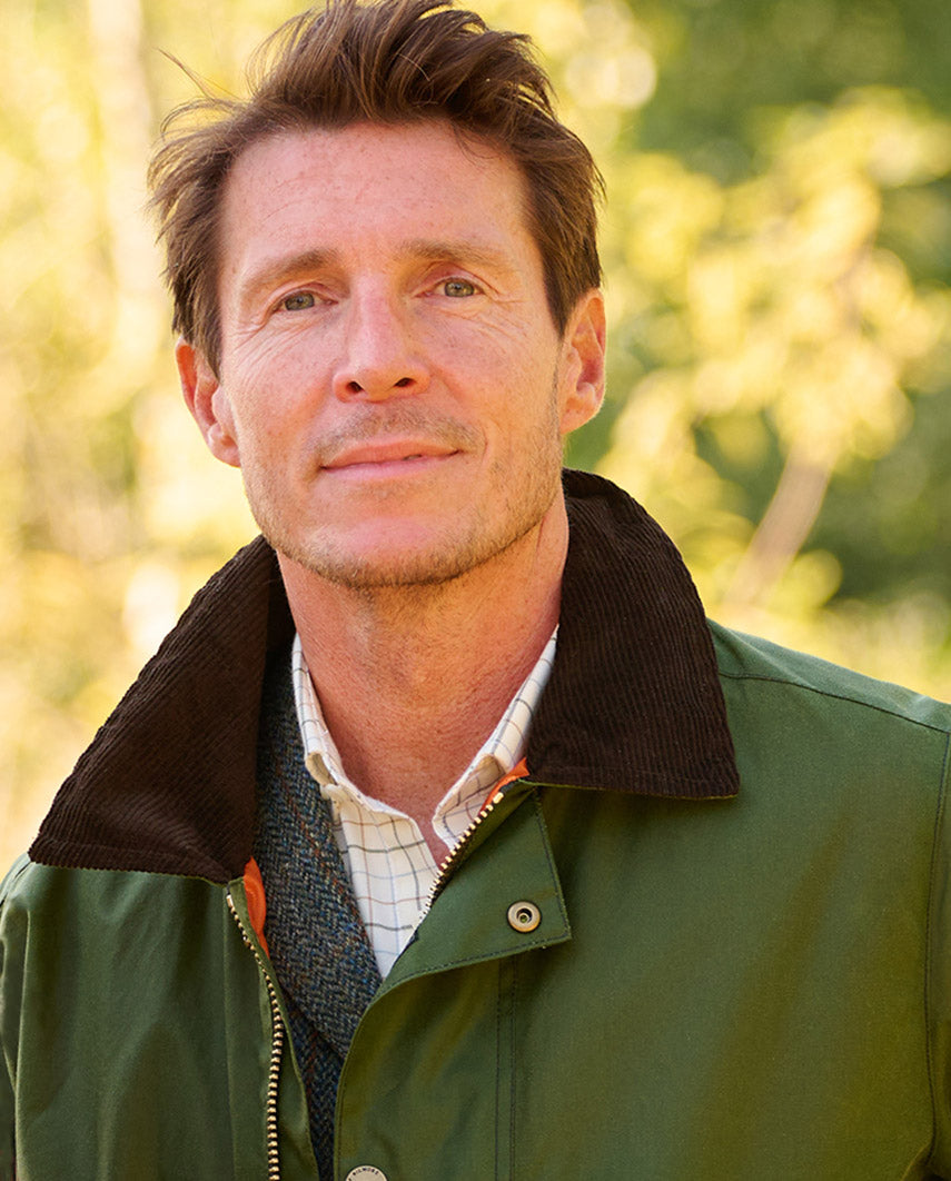 Men's Waxed Jacket "Starberg SO" in Lemongrass
