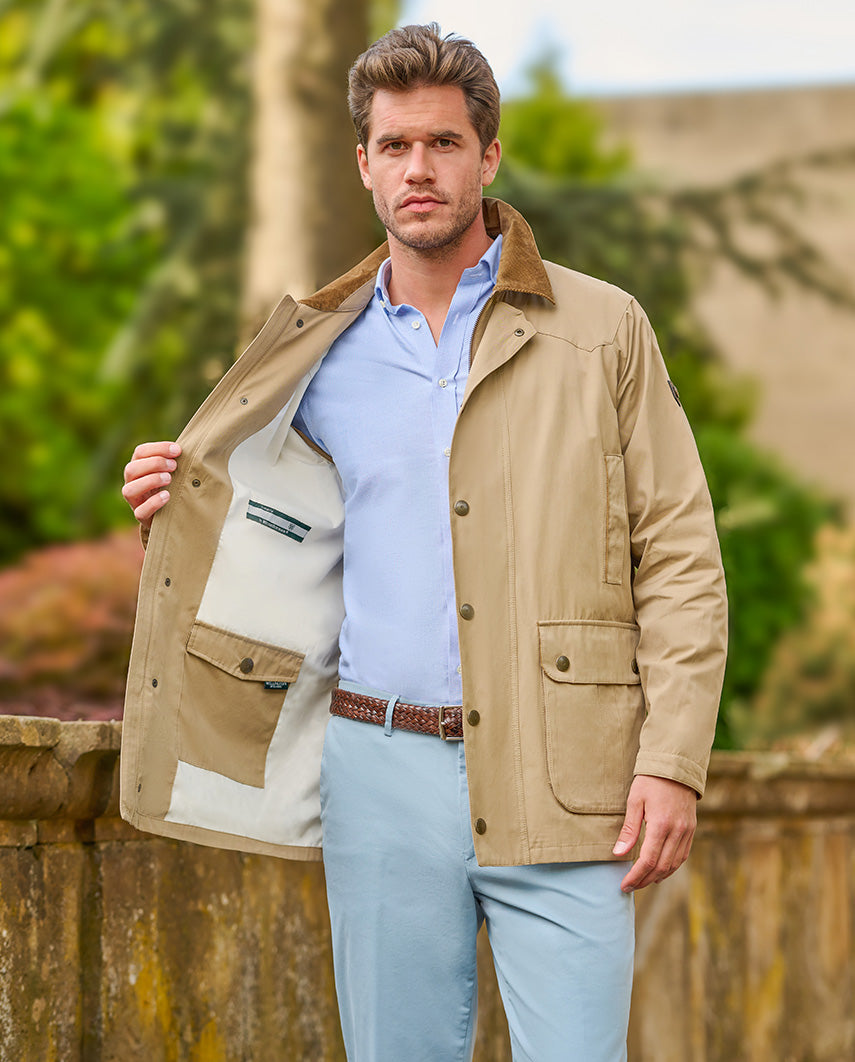 Leichte Herren Country-Jacke ''Glenfield II'' in sand
