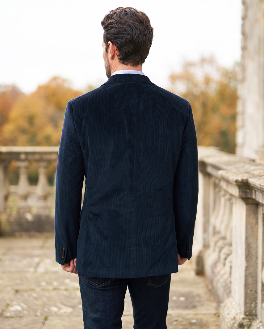 Herren Cord Sakko ''London'' in navy