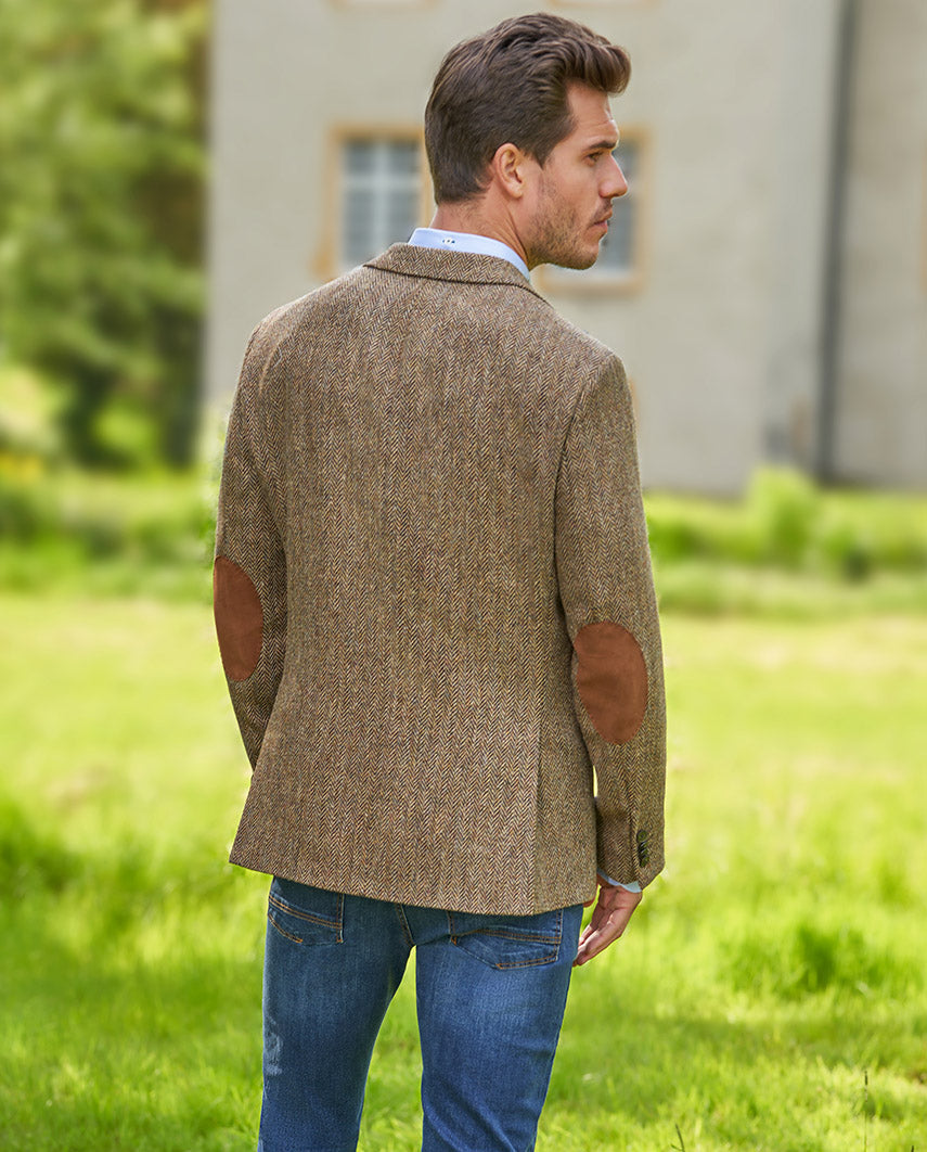 Harris Tweed colbert "London" in country herringbone, productkaart