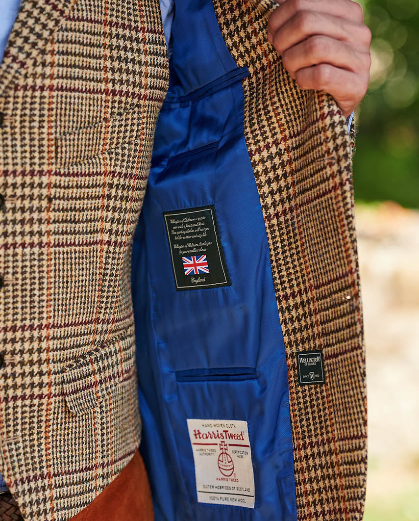Harris Tweed jacket "London" in Scottish check