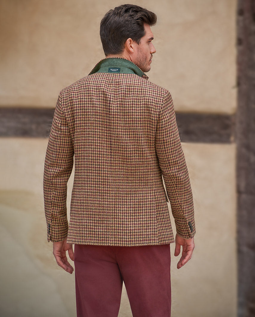 Harris Tweed colbert "London" in country houndstooth, productkaart