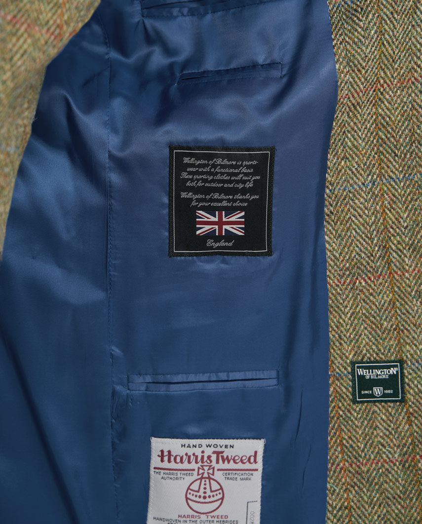 Harris Tweed colbert "London" in light green