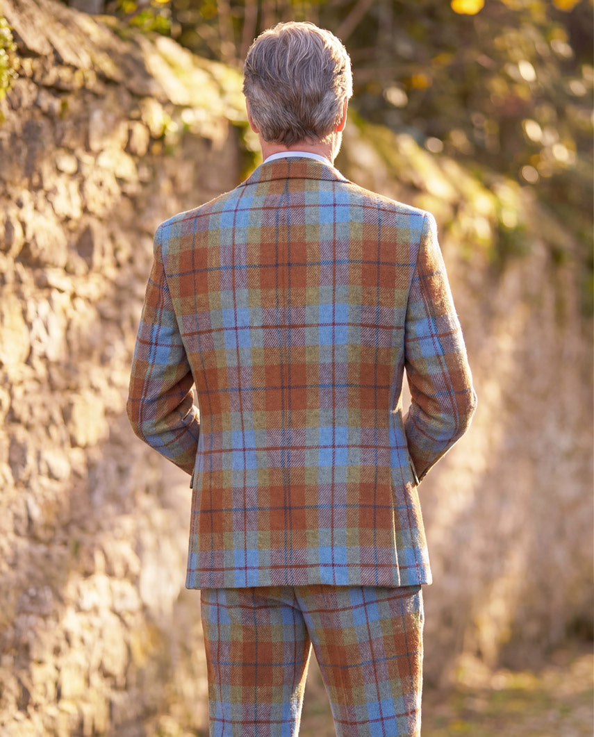 Harris Tweed Sakko ''London'' in Gold Tartan
