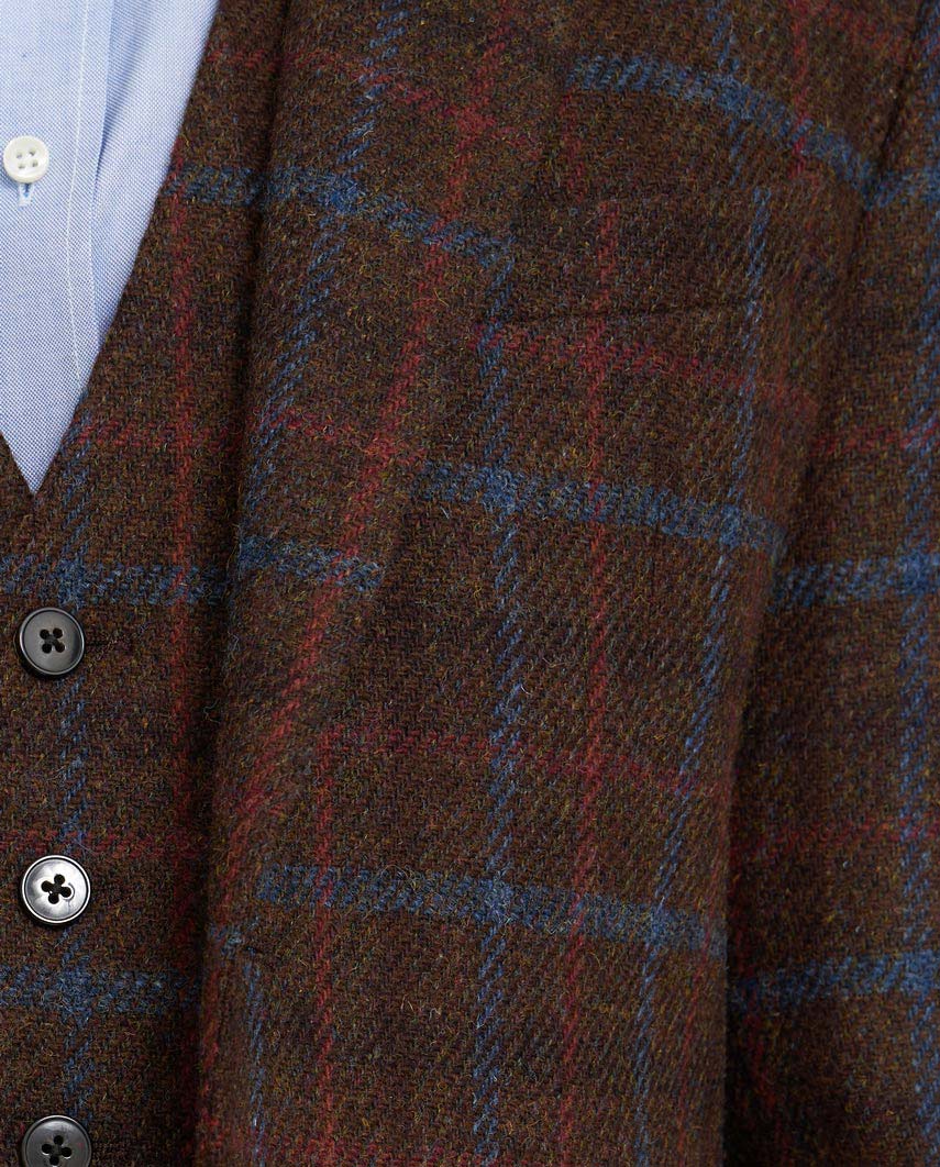 Harris Tweed colbert "London" in Lord's Overcheck