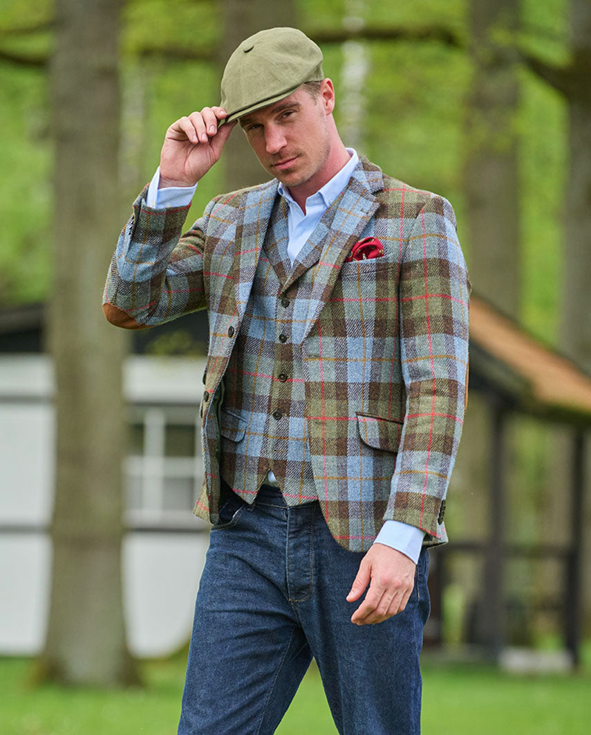 Harris Tweed jacket "London" in Highland Check