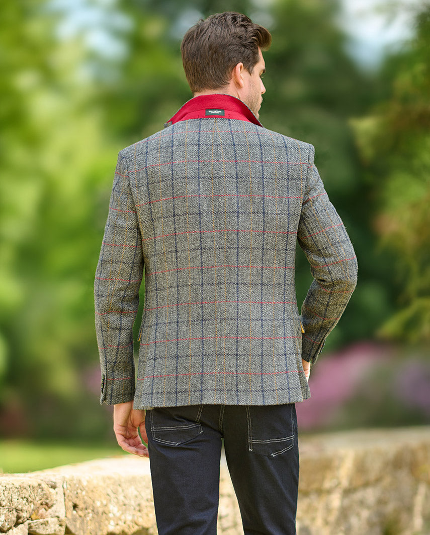 Harris Tweed colbert "London" in anthra check
