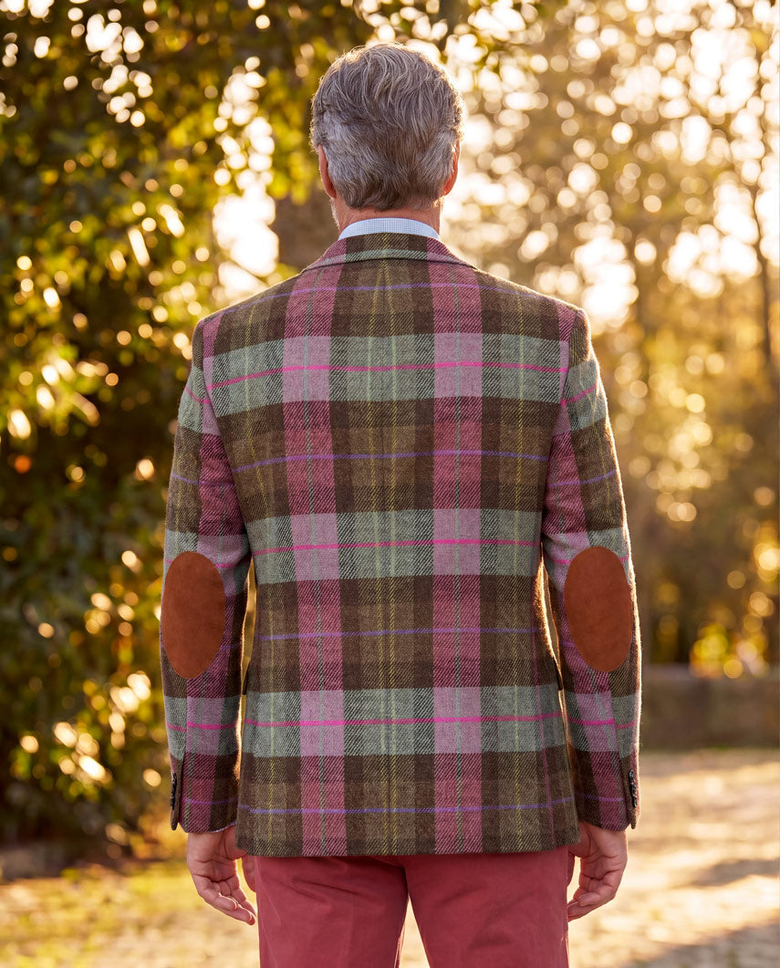 Harris Tweed colbert "London" in tartan check, productkaart