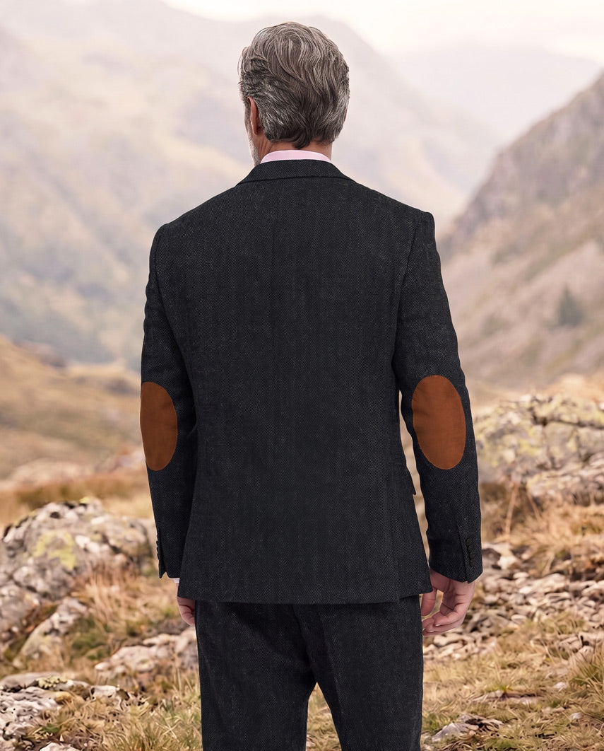 Harris Tweed Jacket "London" in charcoal