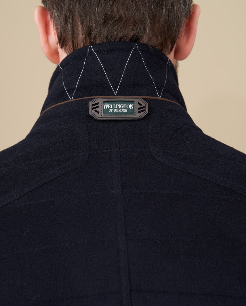 Austria in navy – herenjas in colbertstijl van wol-kasjmier - Wellington of Bilmore