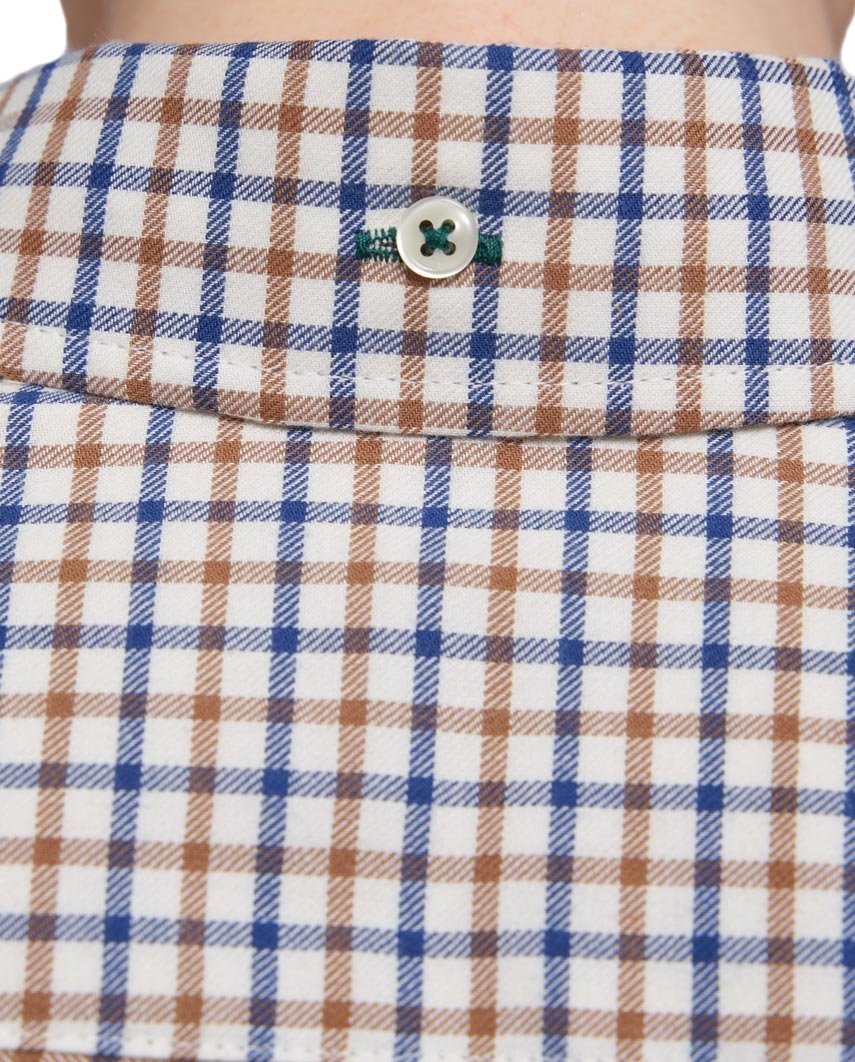 Button-down damesblouse "Stella" in tattersall - Wellington of Bilmore