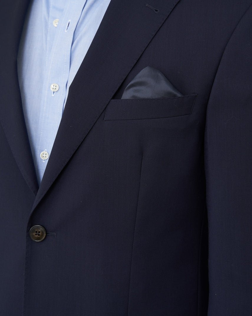 Clubsakko „Mensclub MF Suit“ in navy aus Super-100’s-Schurwolle - Wellington of Bilmore