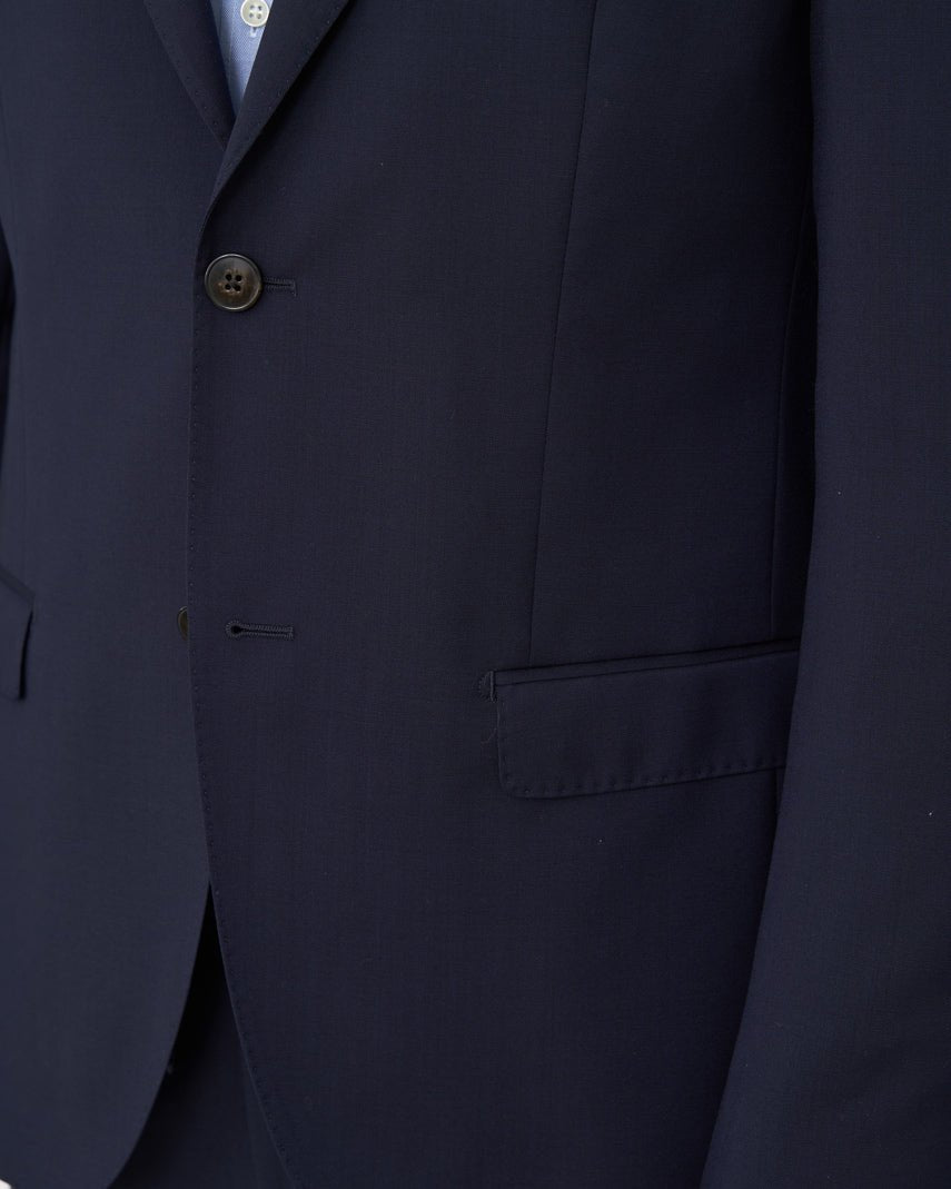 Clubsakko „Mensclub MF Suit“ in navy aus Super-100’s-Schurwolle - Wellington of Bilmore