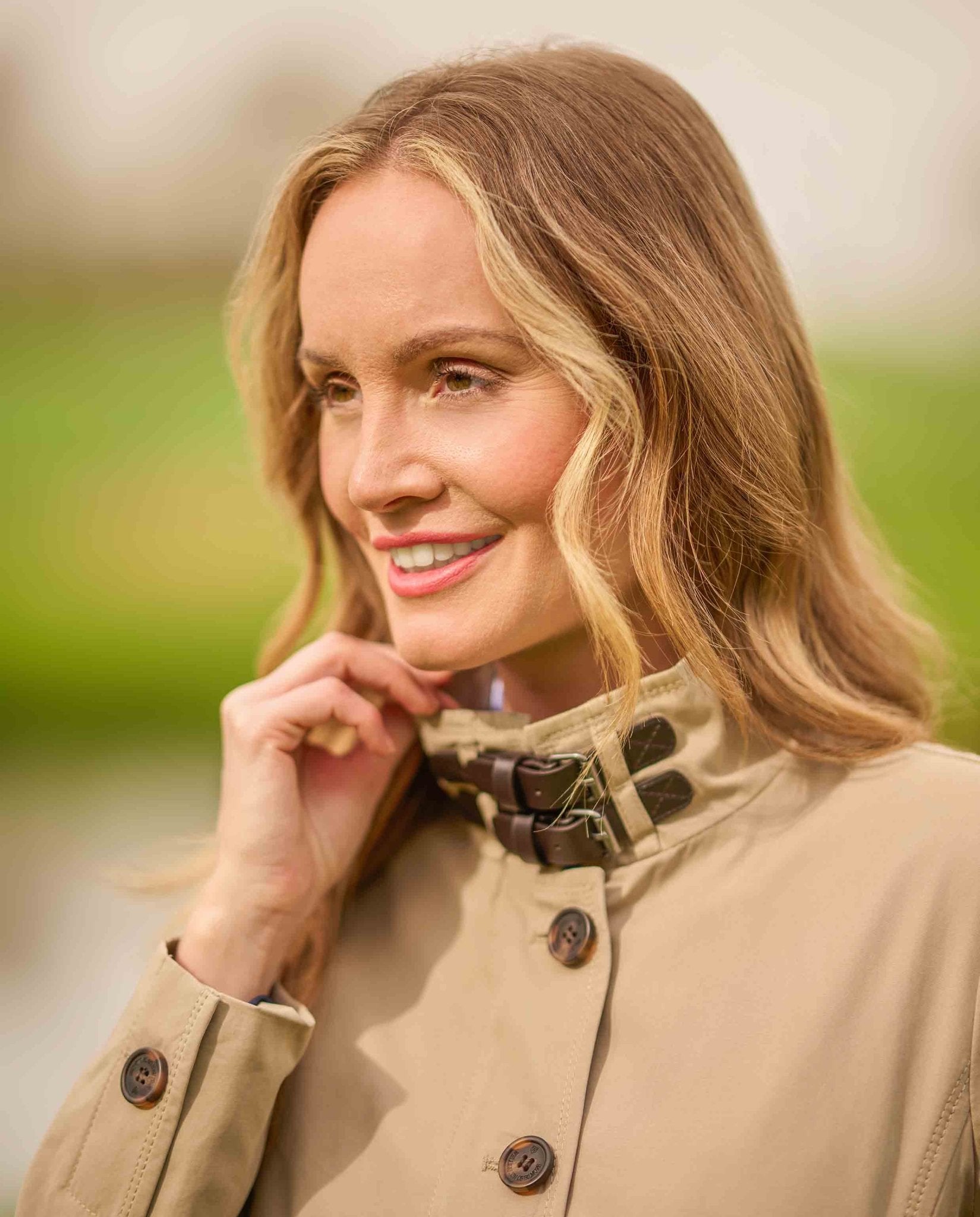 Damen Kurzmantel ''Victoria'' in sand - Wellington of Bilmore