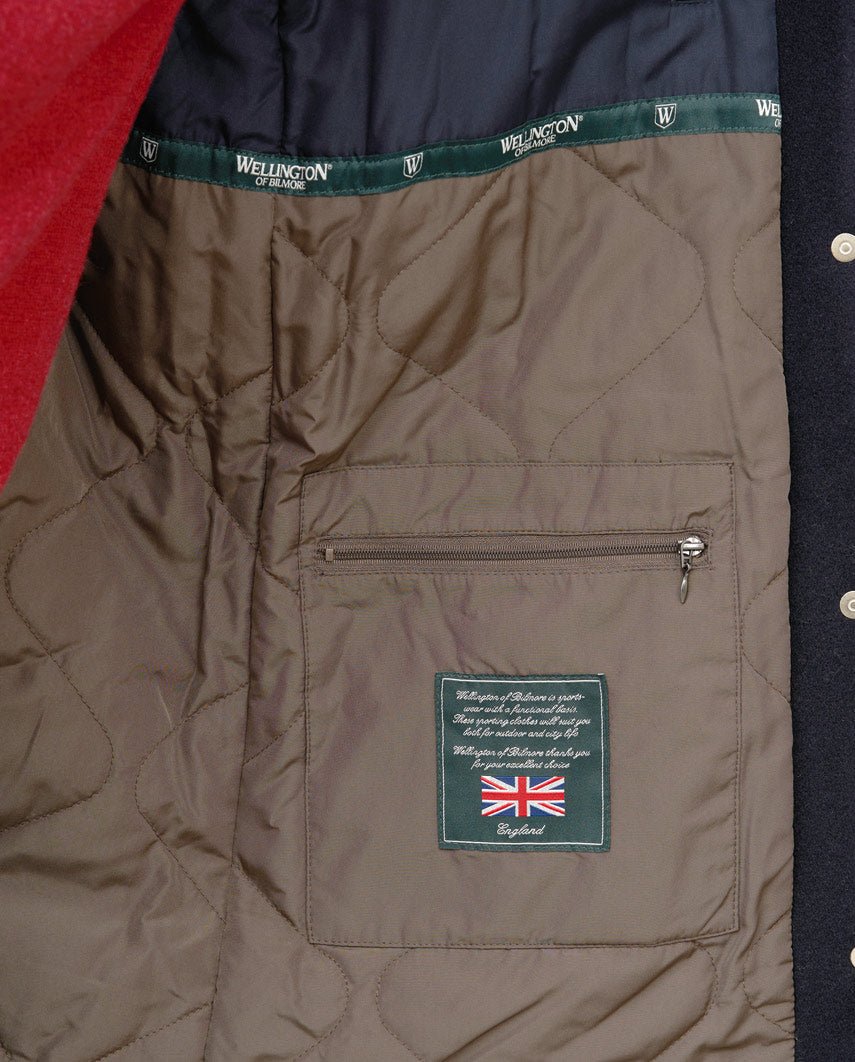 Damen-Parka „Liz Parka“ aus Woll-Kaschmir-Mix in Navy - Wellington of Bilmore
