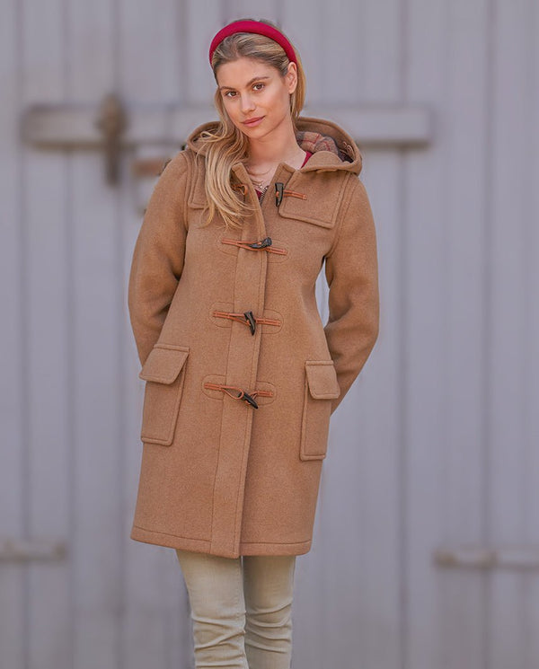 Dames duffelcoat "Ladies Duffle" in camel